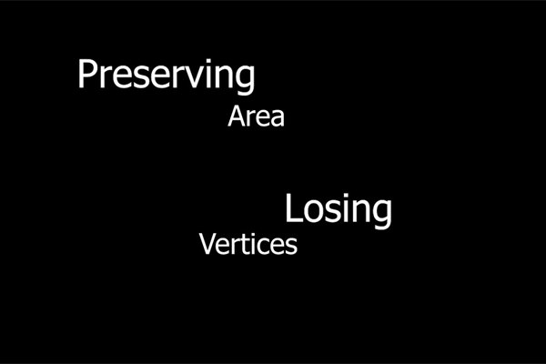 Preserving Area, Losing Vertices